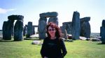Eva at Stonehenge
